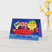 Kou uit - Vaderdag Kaart (Gele Bloem)