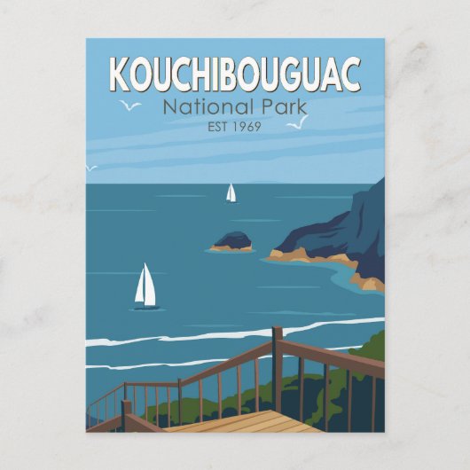 Kouchibouguac National Park Canada  kunst Briefkaart (Voorkant)
