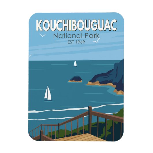 Kouchibouguac National Park Canada  kunst Magneet (Verticaal)
