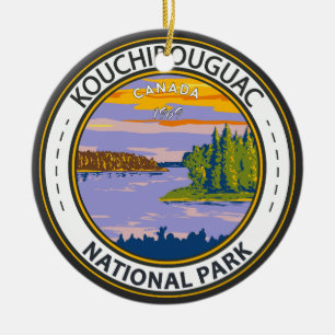 Kouchibouguac National Park Travel  Badge Keramisch Ornament