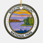 Kouchibouguac National Park Travel  Badge Keramisch Ornament (Achterkant)