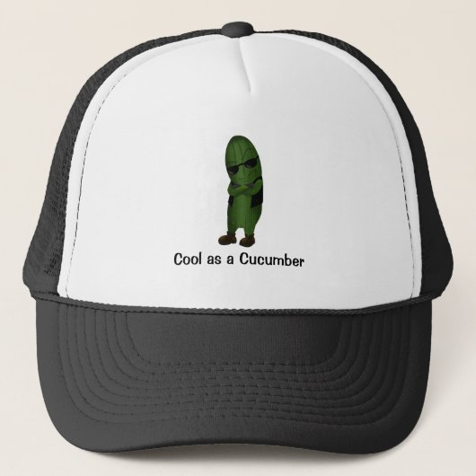 Koud als een Komkommer Trucker Pet (Voorkant)
