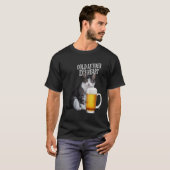 Koud als het hart van je ex Bier Kat Grappig T-shirt (Voorkant volledig)