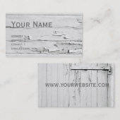 Koud bekrast visitekaartje (Voorkant / Achterkant)