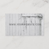 Koud bekrast visitekaartje (Achterkant)