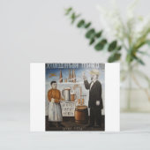 Koud bier (bord) van Niko Pirosmani Briefkaart (Staand voorkant)