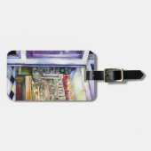 Koud bier in een Hot Deli  Bagagelabel (Voorkant horizontaal)