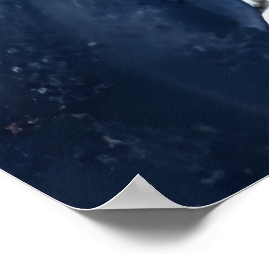 Koud bier in een ruimtepak | AI Art Poster (Hoek)