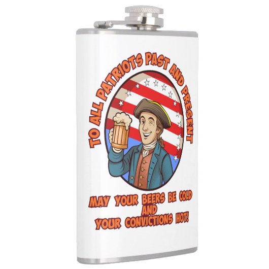 Koud bier op 4 juli heupfles (Rechts)
