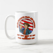 Koud bier op 4 juli koffiemok (Links)