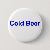 koud bier ronde button 5,7 cm (Voorkant)