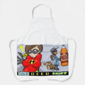 Koud Bier shirt Schort (Voorkant)