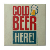 Koud Bier Tegeltje (Voorkant)
