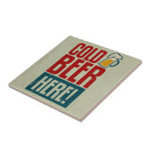 Koud Bier Tegeltje (Zijkant)