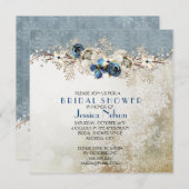 Koud Blauw Winter Dag Vrijgezellenfeest Kaart (Voorkant / Achterkant)