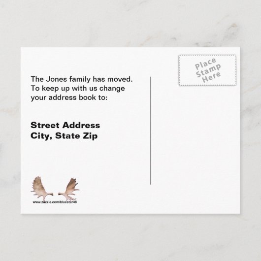 Koud blauw Zee Aankondigingskaart (Achterkant)