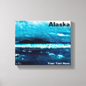 Koud blauw Zee Canvas Afdruk (Voorkant)