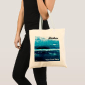 Koud blauw Zee Tote Bag (Voorkant (product))