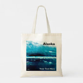 Koud blauw Zee Tote Bag (Achterkant)