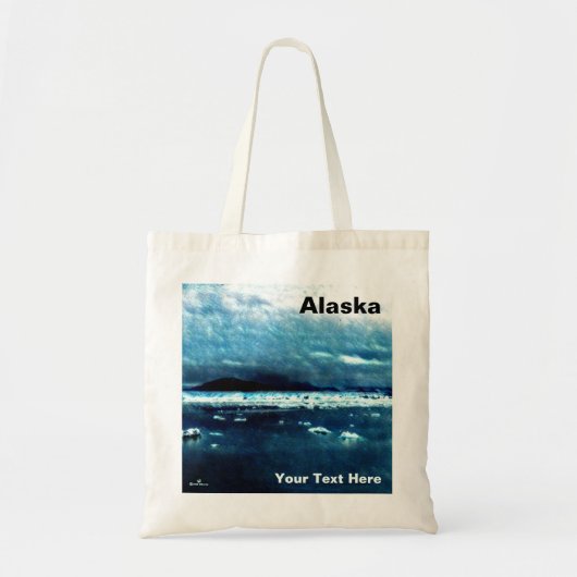 Koud blauw Zee Tote Bag (Voorkant)