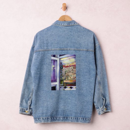 Koud Brew in een Hot Deli Denim Jacket (Hangar)
