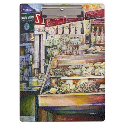 Koud Brew in een Hot Deli Klembord (Voorkant)