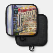 Koud Brew in een Hot Deli Pannenlap (Voorkant / Achterkant)