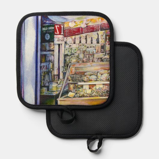 Koud Brew in een Hot Deli Pannenlap (Voorkant / Achterkant)