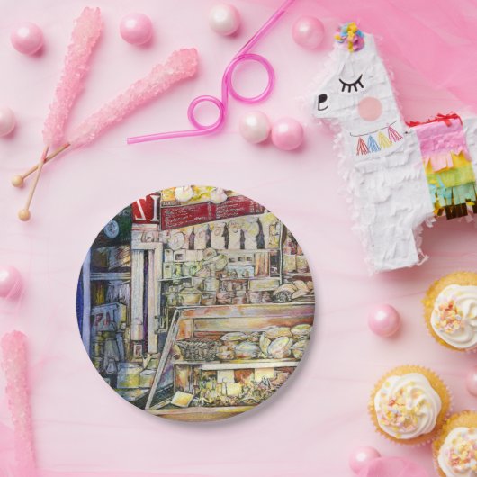 Koud Brew in een Hot Deli Papieren Bordje (Feest)