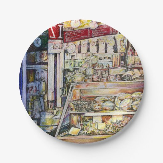 Koud Brew in een Hot Deli Papieren Bordje (Voorkant)