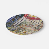 Koud Brew in een Hot Deli Papieren Bordje (Gekanteld)