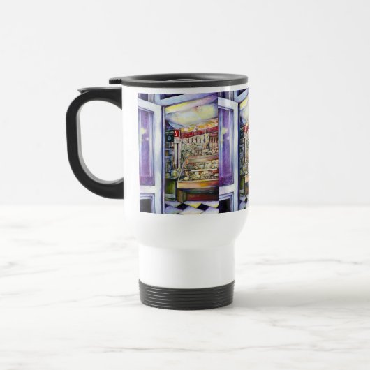 Koud Brew in een Hot Deli Reisbeker (Links)