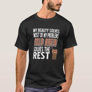 Koud brew lost de rest van het Cadeau op T-shirt