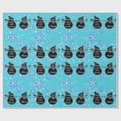 Koud Buiten Baby-Blauw inpakpapier (Vlak)