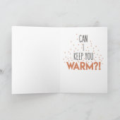 Koud buiten / Hou je warm | Kerstmis-Kaart Feestdagen Kaart (Binnen)