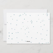 Koud buiten Kerst foto Feestdagenkaart (Achterkant)