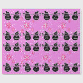 Koud Buiten Roze inpakpapier (Vlak)