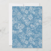 Koud Buiten Winter Babykleding Baby shower Kaart (Achterkant)