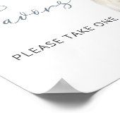 Koud Buiten Winterkleding Baby shower Favors Poster (Hoek)