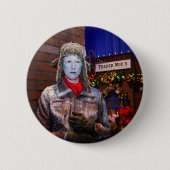 Koud-Button met verwarmde pincode Ronde Button 5,7 Cm (Voorkant)