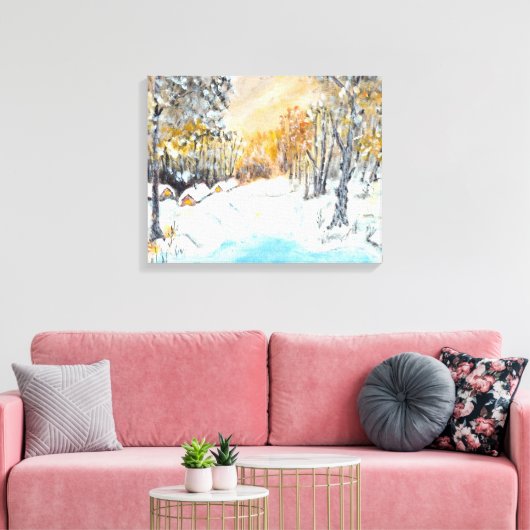 Koud Canvas Afdruk (Insitu (Woonkamer))