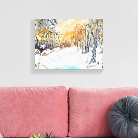 Koud Canvas Afdruk (Insitu (Woonkamer))