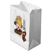 "Koud dat mijn tiara ijskles vormt!" Diva Medium Cadeauzakje (Voorkant Gekanteld)