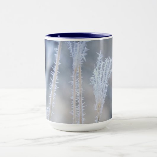 Koud een wintervorst op koffie-mok mok (Midden)