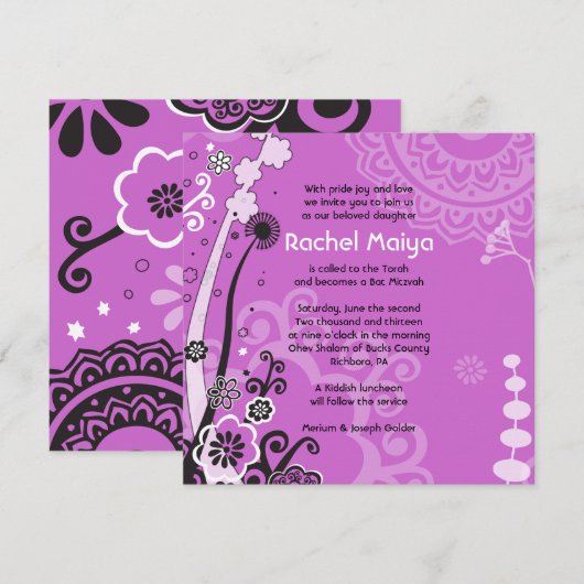 KOUD EN BEAUTIFUELE VLOEISTOFFEN KAART (Voorkant / Achterkant)