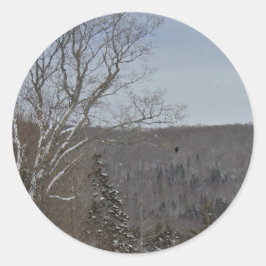 Koud en Eenzaam Ronde Sticker