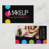 KOUD EN HIP MAKEUP ARTIST VISITEKAARTJE (Voorkant / Achterkant)