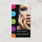 KOUD EN HIP MAKEUP ARTIST VISITEKAARTJE (Achterkant)