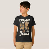 Koud gebrouwen koffie gestimuleerd t-shirt (Voorkant volledig)