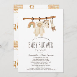Koud Genderneutraal Baby shower per post Kaart